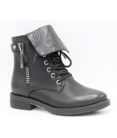 Ботинки детские Flois-Kids, иск.кожа, цвет черный, р-р 33-38 FL-W11229 BTB 